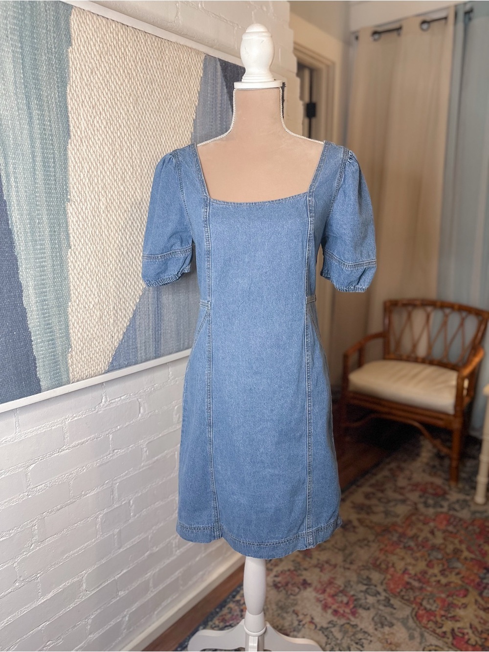 NWT Joie Denim Structured Mini Dress